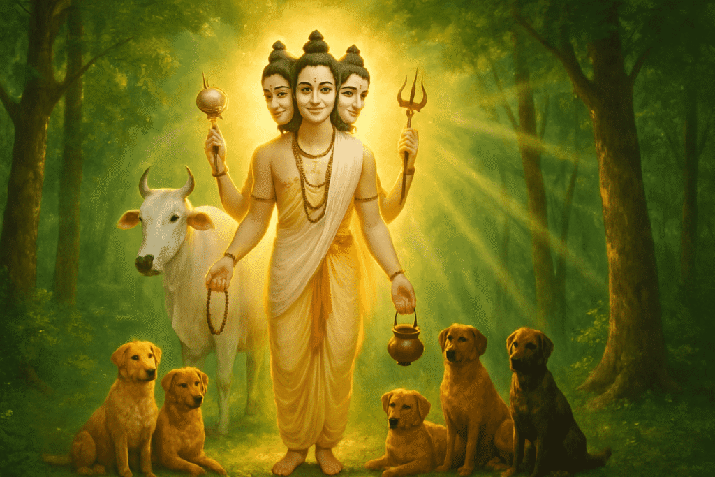 Lord Datta blessings to sahasrarjuna maharaj