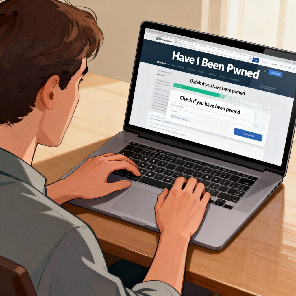 "Checking online for data breach with Have I Been Pwned"